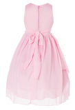 Olivia Koo Yoryu Chiffon Asymmetric Ruffled Flower Girl Dress Dusty Rose