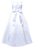 OLIVIA KOO Girls Graceful First Communion Pearl Trim Dress