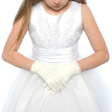 OLIVIA KOO Beads Wrist First Communion Girls Glove